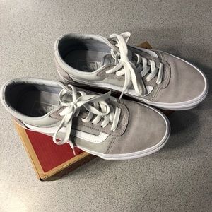 Vans, canvas and suede shoes